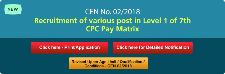 Railway Recruitment Board CEN 01/2018 - ALP & TECHNICIAN